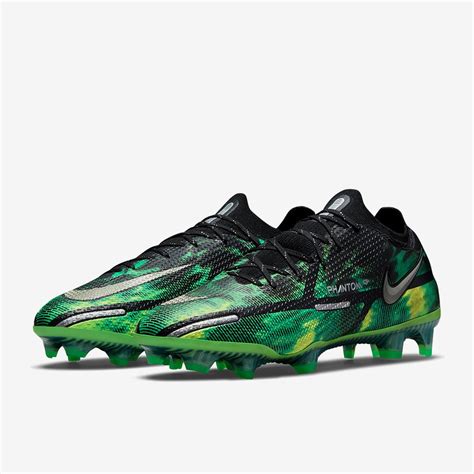 nike black and green cleats